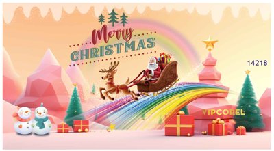 Ảnh gốc Market trang trí Giáng Sinh 2025 file corel #5 (siêu chi tiết) để in ấn