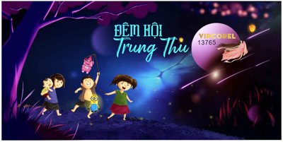 File gốc Market trang trí Trung Thu 2024 vector file corel #4 (AI/EPS) cho in ấn