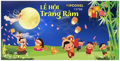 File gốc Market trang trí Trung Thu 2024 vector file corel #5 (in lụa) hoa văn cổ điển