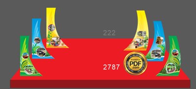 File tranh Market trang trí cánh gà sân khấu file coreldraw x5 (ảnh gốc) độ nét vượt trội