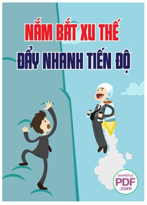 Tải file gốc Nắm bắt xu thế đẩy nhanh tiến độ file vector PDF (để in lụa)