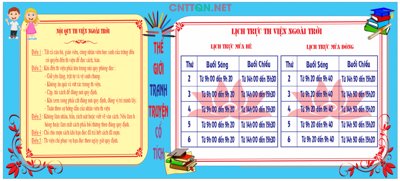 File gốc Nội quy - Lịch trực thư viện ngoài trời file Corel (Filetranh.com) Nội quy - Lịch trực thư viện ngoài trời file Corel