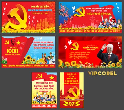 Download file Pano Đại hội đại biểu Đảng bộ xã Nghi Phong (gốc) cho xưởng in