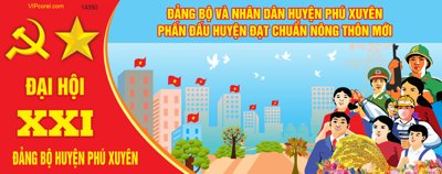 File gốc Pano bầu cử Chào mừng đại hội đảng các cấp #11 (thiết kế) độc quyền
