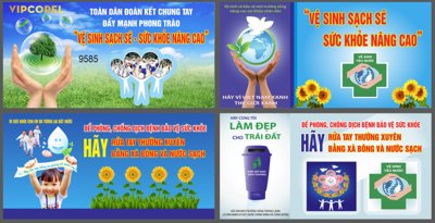 Chi tiết file ảnh Pano chung tay bảo vệ nguồn nước sạch #2 vector sắc nét