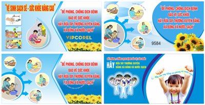 File tranh quảng cáo Pano chung tay bảo vệ nguồn nước sạch vector (file gốc) chuyên nghiệp