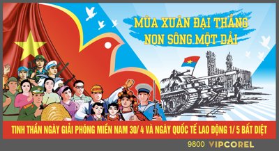 File ảnh gốc Pano mùa xuân đại thắng non sông một dải không vỡ nét