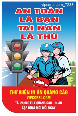 File gốc Pano nông thông mới - An toàn là bạn tai nạn là thù file corel (ảnh rõ nét) để in