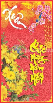 File gốc Pano treo Mung dang mung xuan (20) (PNG) không nền chất lượng