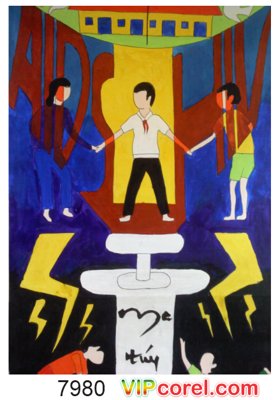 File gốc Pano tuyên truyền Ma túy trong học đường (vector) cho in ấn