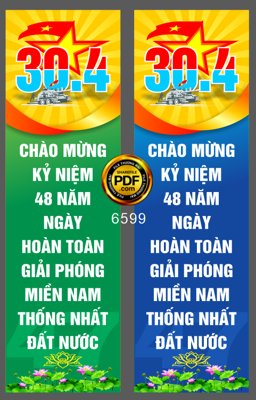 Tải xuống file tranh gốc Phướn thả 30-4 ngày giải phóng miền Nam #2 file corel (PSD/TIFF)