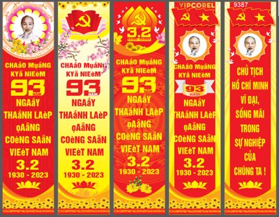 Tải file gốc Phướn thả kỷ niệm 94 năm 3-2-2024 vector (bản PSD) đầy đủ layer