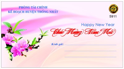 File tranh gốc PSD Phong bì chúc mừng năm mới - phòng tài chính... còn nguyên layer