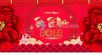 File tranh gốc Phong nen san khau Tat nien (48) (bản quyền) file PSD