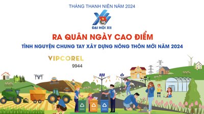 Tải file Ra quân tình nguyện chung tay xây dựng NTM (PSD) cho in tranh kính