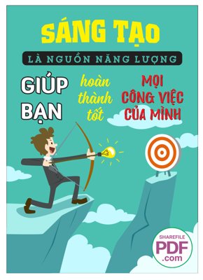 Download file gốc Sáng tạo giúp bạn thành thành tốt mọi công việc của mình (in lụa) cao cấp