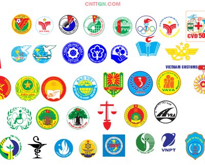 File tranh ảnh gốc Sưu tập Vector logo khối nhà nước file Corel dùng cho in khổ lớn