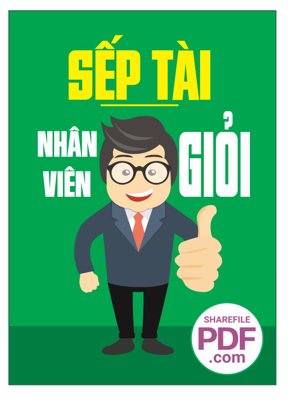 File PSD Sếp tài nhân viên giỏi file vector PDF (gốc) tách lớp chi tiết