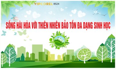 File in trần Sống hài hòa với thiên nhiên bảo tồn đa dạng sinh học (bản gốc) bầu trời