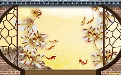 Cung cấp file tranh gốc Tải Tranh dán tường hoa nổi 3D cao cấp #10 độc quyền