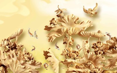 File gốc Tải Tranh dán tường hoa nổi 3D cao cấp #35 (thiết kế) cho in ấn