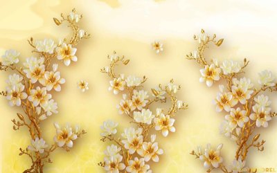 Download file gốc Tải Tranh dán tường hoa nổi 3D cao cấp #7 (dùng cho in ấn)