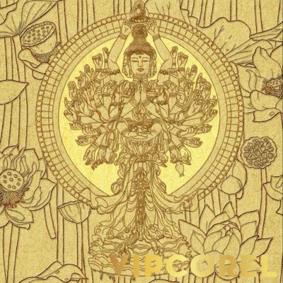 Tải file Tải tranh Trúc Chỉ trang trí phòng thờ #30 (gốc) chủ đề hoa sen