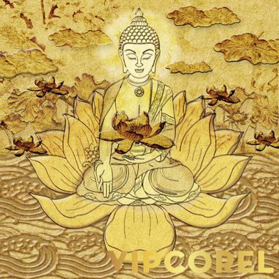 File in ấn Tải tranh Trúc Chỉ trang trí phòng thờ #32 (bản gốc) cao cấp