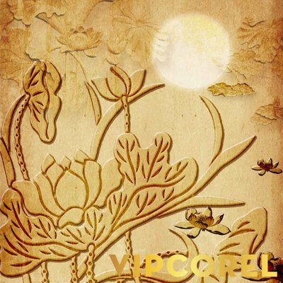 File tranh Tải tranh Trúc Chỉ trang trí phòng thờ #36 (ảnh gốc) in trần xuyên sáng