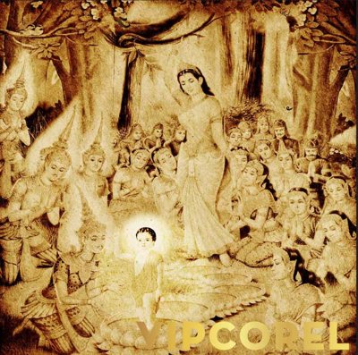 File tranh Tải tranh Trúc Chỉ trang trí phòng thờ #55 (ảnh gốc) in trần 3D