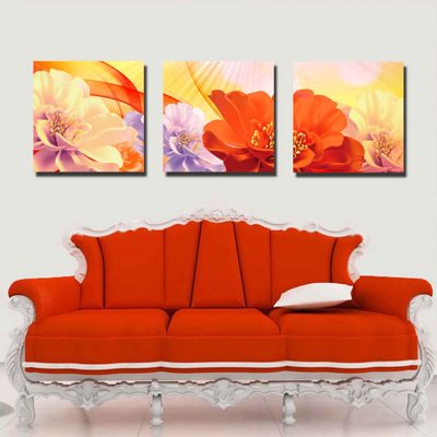 File ảnh Tải tranh bộ ghép 3 tấm những bông hoa #138 (gốc) in poster