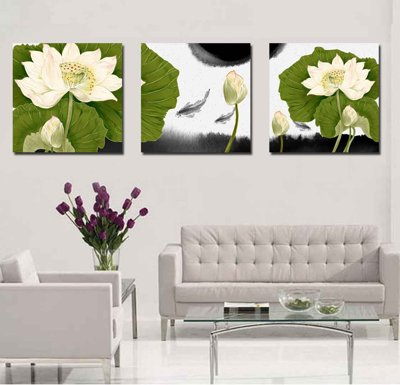 File gốc Tải tranh bộ ghép 3 tấm những bông hoa #141 (in tráng gương) nghệ thuật