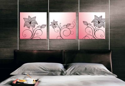 Tải file Tải tranh bộ ghép 3 tấm những bông hoa #157 (ảnh gốc) 300dpi Tải tranh bộ ghép 3 tấm những bông hoa #157