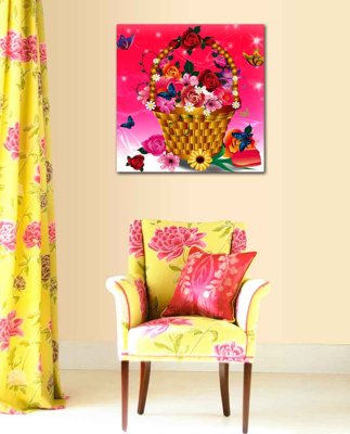 Download file gốc Tải tranh bộ ghép 3 tấm những bông hoa #181 (độ nét cao)