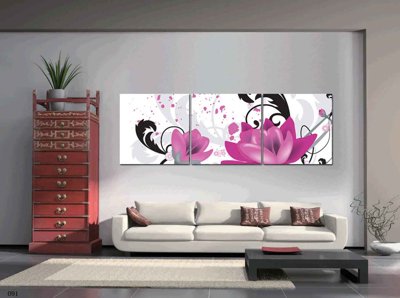 File gốc in ấn Tải tranh bộ ghép 3 tấm những bông hoa #183 (sẵn sàng tải về)