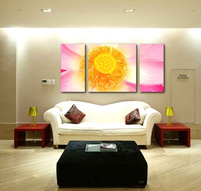 File PSD Tải tranh bộ ghép 3 tấm những bông hoa #185 (bản gốc) cho nhà in