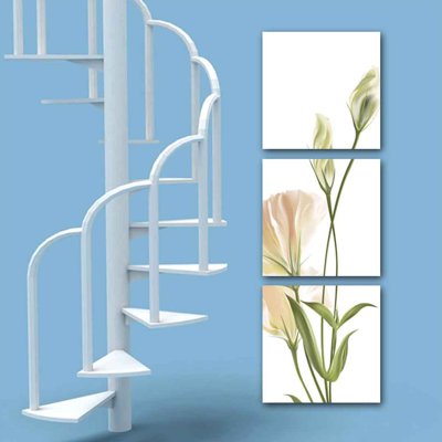 File gốc Tải tranh bộ ghép 3 tấm những bông hoa #65 (in ấn) không giới hạn