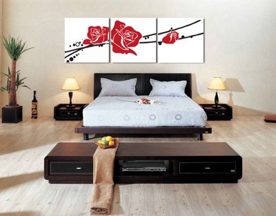 Download file Tải tranh bộ ghép 3 tấm trang trí trừu tượng #24 (chuẩn in) chất lượng cao