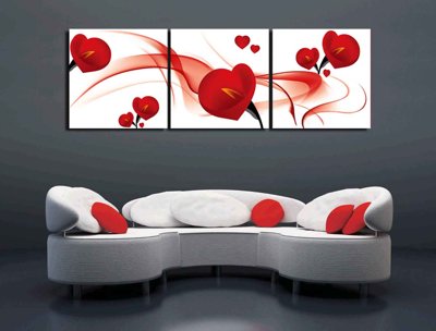 File gốc Tải tranh bộ ghép 3 tấm trang trí trừu tượng #30 (cho in ấn) độc quyền