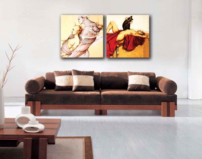 File ảnh Tải tranh bộ ghép 3 tấm trang trí trừu tượng #95 (gốc) trang trí khách sạn