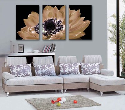 Tải file tranh gốc Tải tranh ghép bộ 3 tấm những bông hoa #24 chất lượng cao