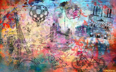 File in trần Tải tranh trang trí quán ăn cafe & karaoke #24 (bản gốc) mây trời