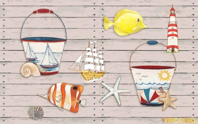 File in trần Tải tranh trang trí quán ăn cafe & karaoke #44 (bản gốc) phong cảnh