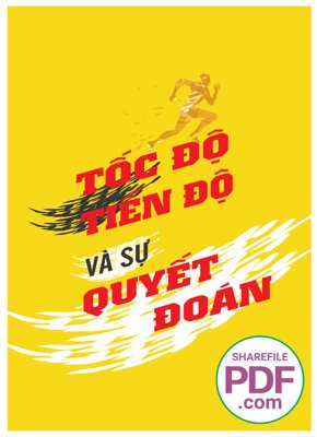 File tranh Tốc độ, tiến độ và sự quyết đoán file vector PDF (bản gốc) in lụa 5D