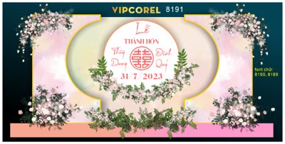 Tải file Tổng hợp hơn 50 mẫu trang trí đám cưới đẹp 2024 (gốc) làm tranh treo tường