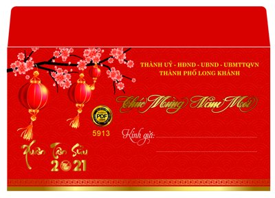 File tranh in trần Tổng hợp phong bì chúc mừng năm mới 2023 file corel (ảnh gốc siêu nét)