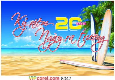 Tải file Team building kỷ niệm 20 năm ngày ra trường (gốc) làm tranh treo tường