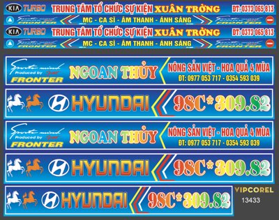 Tải file gốc Tem dán thùng xe tải đường dài đẹp #2 file corel (in bạt) quảng cáo