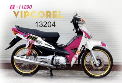 Download file gốc Tem decal xe Wave ppt Lubricants 3 vector (in lụa) nghệ thuật