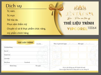 Download file Thẻ liệu trình phun xăm thẩm mỹ - Liên Tây Spa (chuẩn in) chất lượng cao